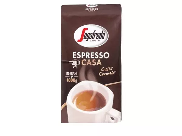 Een Koffie Segafredo Casa bonen 1000gr koop je bij De Kantoorcentrale BV