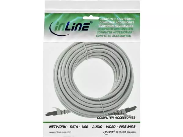 Een KABEL INLINE CAT5E SF UTP 10 METER GRIJS koop je bij Kantoorvakhandel van der Heijde