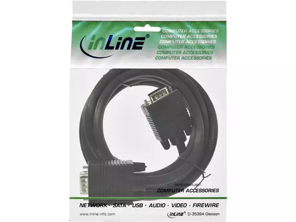 Een Kabel InLine S VGA 15HD M-M 2 meter zwart koop je bij NiceSupplies.nl