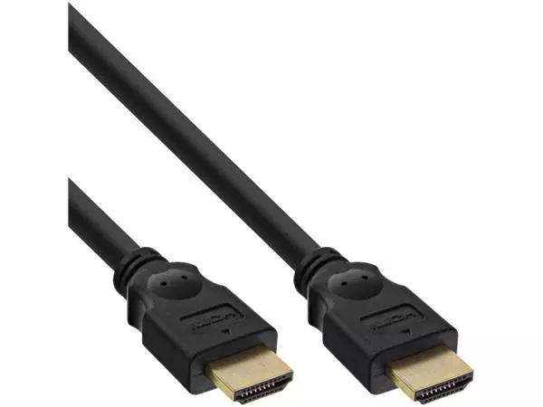 Een Kabel inLine HDMI 1080P M-M 3 meter zwart koop je bij KantoorProfi België BV