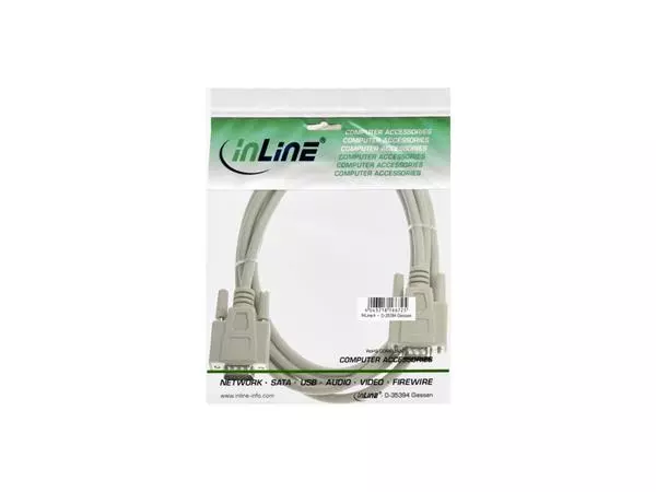 Een Kabel InLine S VGA 15HD M-M 2 meter beige en grijs koop je bij Buro De Peuter