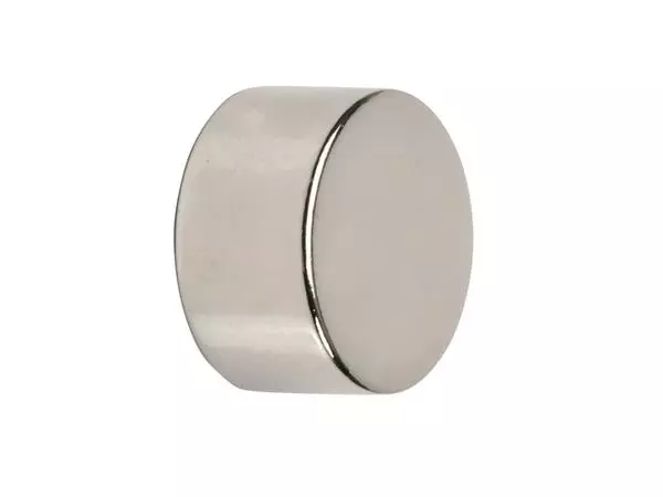 Een Magneet MAUL Neodymium rond 15x10mm 8kg 4 stuks koop je bij Unimark Office B.V.