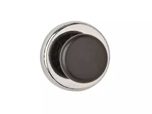 Een Magneet met knop MAUL Ø36mm trekkracht 5kg chroom/zwart koop je bij KantoorProfi België BV
