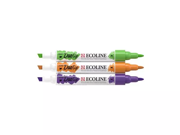 Een Ecoline Duotip marker secundair set 3 kleuren koop je bij NiceSupplies.nl