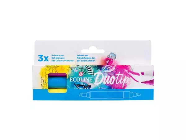 Een Duotip marker Ecoline primair set 3 kleuren koop je bij L&N Partners voor Partners B.V.