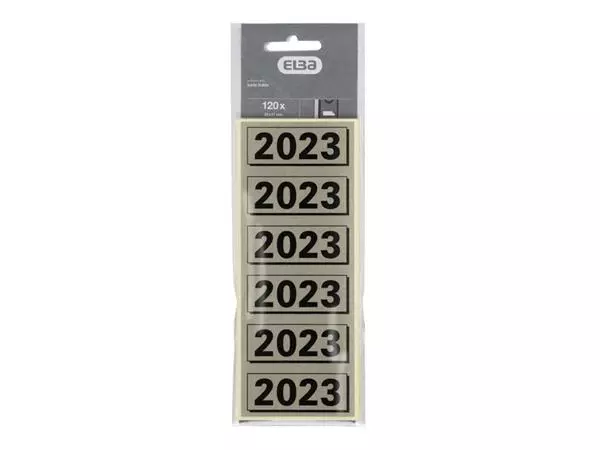 Een Rugetiket Elba 2023 57x25mm grijs koop je bij Unimark Office B.V.