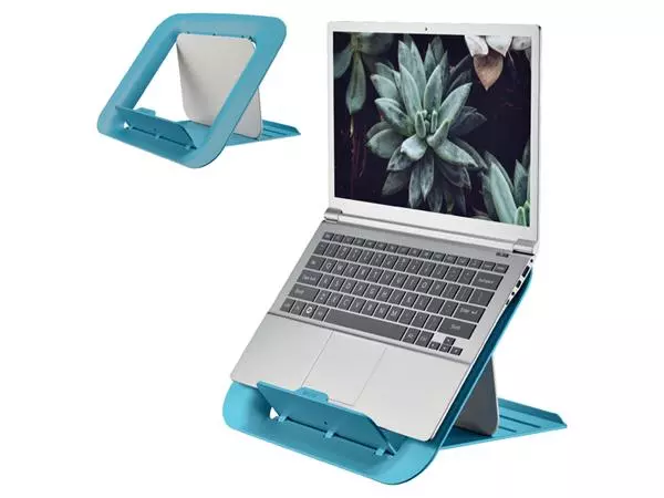 Een Laptopstandaard Leitz Ergo Cosy verstelbaar recyled blauw koop je bij Unimark Office B.V.