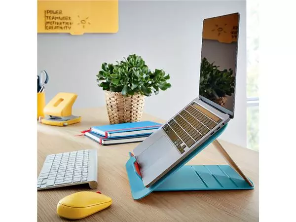 Een Laptopstandaard Leitz Ergo Cosy blauw koop je bij NiceSupplies.nl