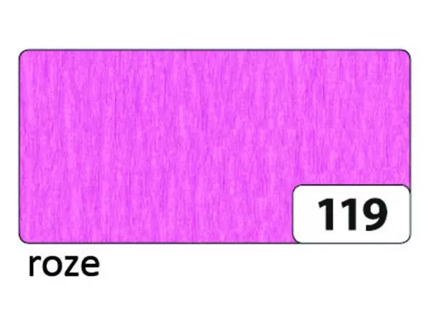 Een Crêpepapier Folia 250x50cm nr119 roze koop je bij EconOffice