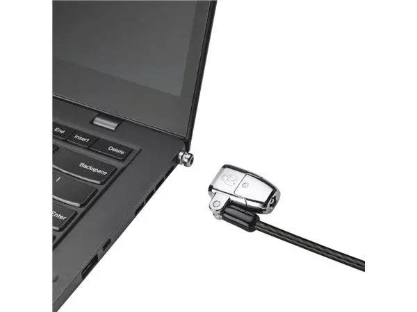 Een Laptopslot Kensington universeel ClickSafe 2.0 met sleutel koop je bij EconOffice