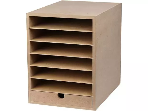 Een Papier opslag Creativ Company hxbxd 31.5x24.3x32cm MDF koop je bij QuickOffice BV