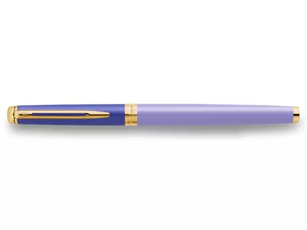 Een Vulpen Waterman Hémisphère Colour Blocking purple GT medium koop je bij Buro De Peuter