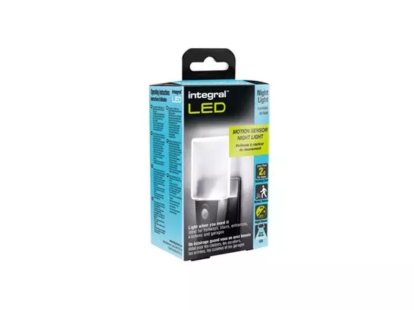 Een Led nachtlamp Integral 4000K koel wit 0.5W 220V 7lumen sensor koop je bij NiceSupplies.nl