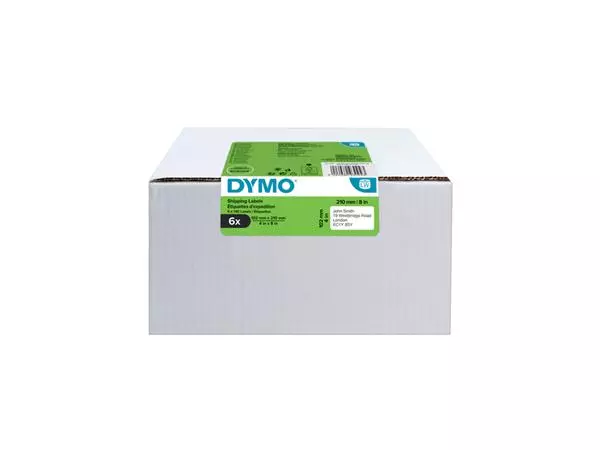 Een Etiket Dymo LabelWriter 5XL verzendlabel 102x210mm 6 rollen á 140 stuks wit koop je bij Van Leeuwen Boeken- en kantoorartikelen