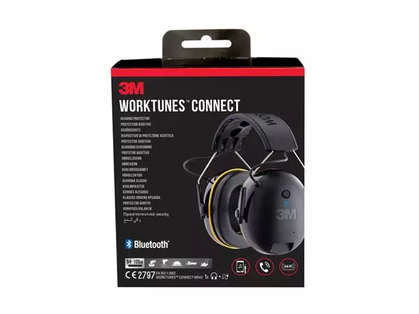 Een Oorkap 3M Worktunes verlaging geluidsniveau maximaal 31dB Bluetooth tec koop je bij Kantoorvakhandel van der Heijde