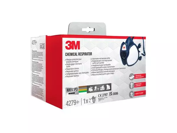 Een Masker 3M chemische stoffen FFABEK1 P3 D filters koop je bij Kantoorvakhandel van der Heijde