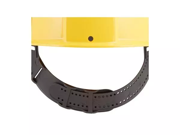Een Veiligheidshelm 3M 53-62cm met pinverstelling geel koop je bij Kantoorvakhandel van der Heijde