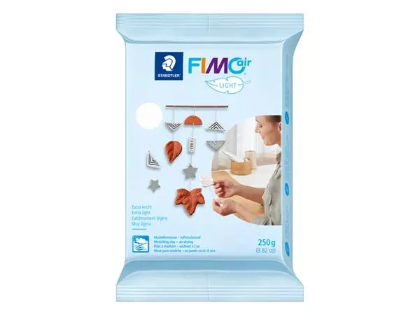 Een Boetseerklei Fimo Air light 250gram wit koop je bij EconOffice