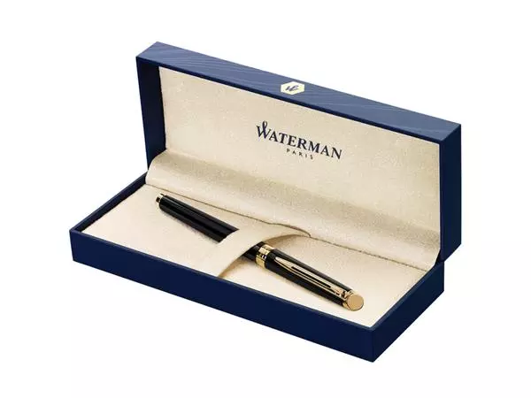 Een Vulpen Waterman Hémisphère matt black GT medium koop je bij Buro De Peuter