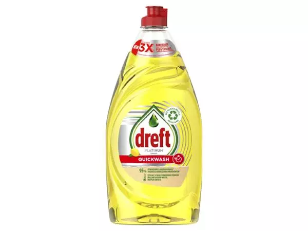 Een Afwasmiddel Dreft Citroen Platinum Quickwash 780ml koop je bij Alles voor uw kantoor