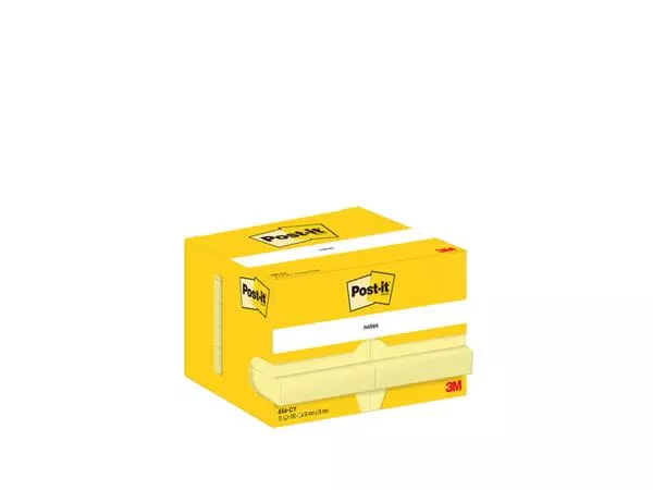 Een Memoblok Post-it 656 51x76mm canary yellow koop je bij Goedkope Kantoorbenodigdheden