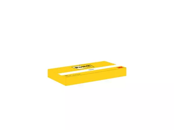 Een Memoblok Post-it 653 38x51mm geel 3 stuks koop je bij NiceSupplies.nl