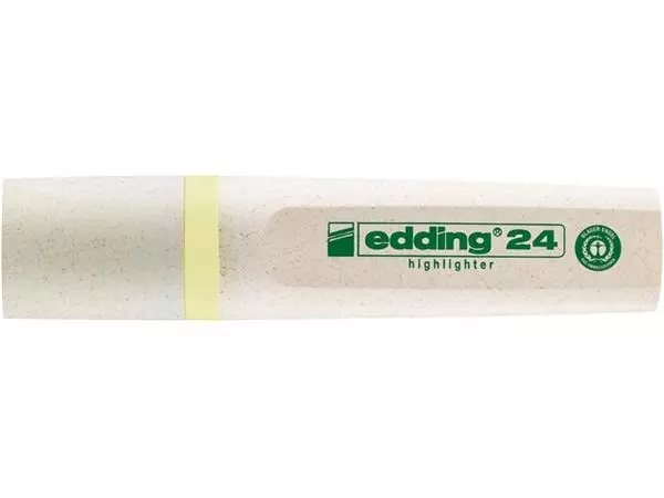 Een Markeerstift edding 24 Ecoline pastel geel koop je bij Buro De Peuter