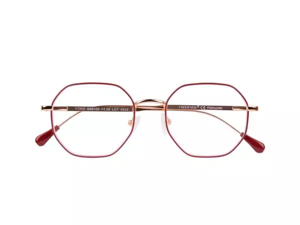 Een Leesbril I Need You +1.00 dpt Yoko rood-koper koop je bij MV Kantoortechniek B.V.