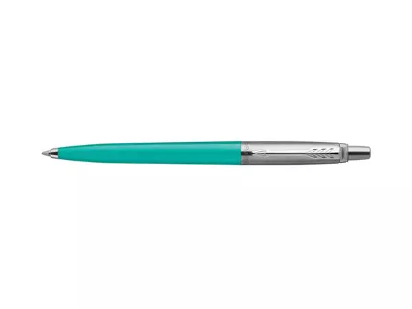 Een Balpen Parker Jotter Original 80's Retrowave duo turquoise en appelgroen CT medium blister à 2 stuks koop je bij Kantoorvakhandel van der Heijde