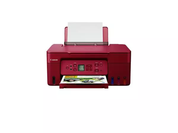 Multifunctional inktjet printer Canon PIXMA G3572 rood