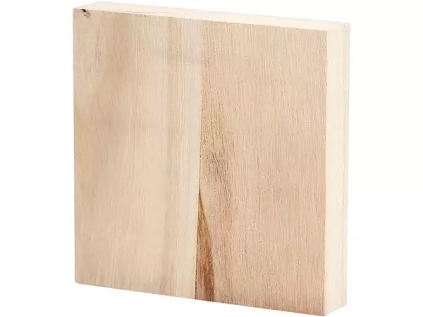 Een Knutselplank Creativ Company Ikoon 9.6x9.6x2cm hout koop je bij EconOffice