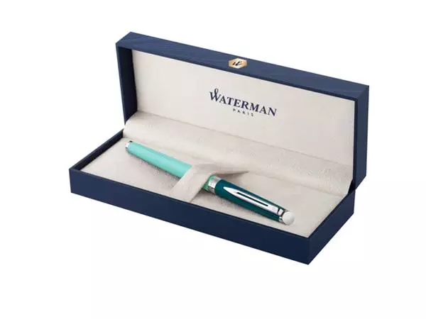 Een Vulpen Waterman Hémisphère Colour Blocking green CT medium koop je bij Buro De Peuter