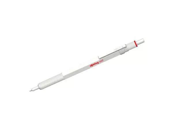 Een Balpen rOtring 600 parelmoer medium wit koop je bij Unimark Office B.V.