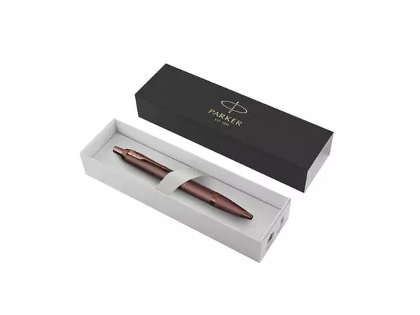 Een Balpen Parker IM Monochrome burgundy GT medium koop je bij Kantoorvakhandel van der Heijde