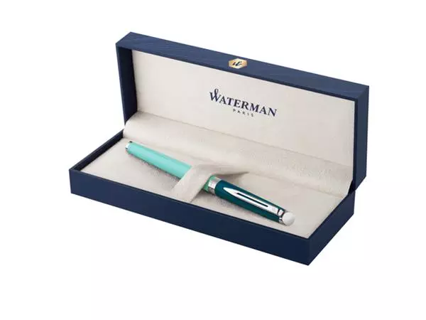 Een Rollerpen Waterman Hémisphère Colour Blocking green CT fijn koop je bij Buro De Peuter