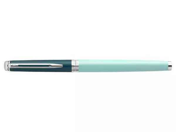 Een Rollerpen Waterman Hémisphère Colour Blocking green CT fijn koop je bij Kantoorvakhandel van der Heijde