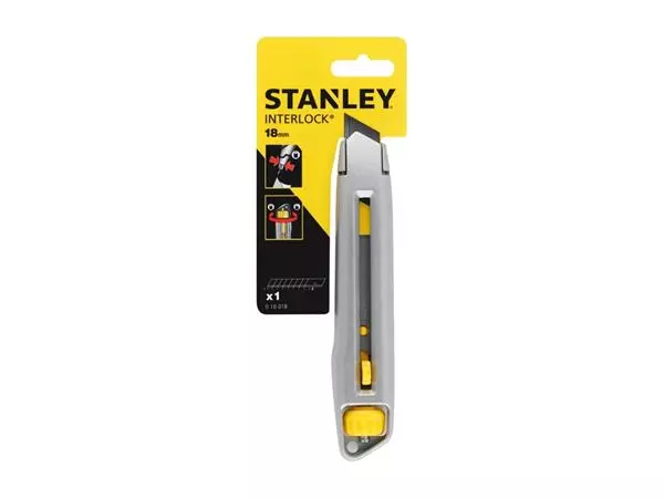 Een Snijmes Stanley Interlock 18mm koop je bij Goedkope Kantoorbenodigdheden