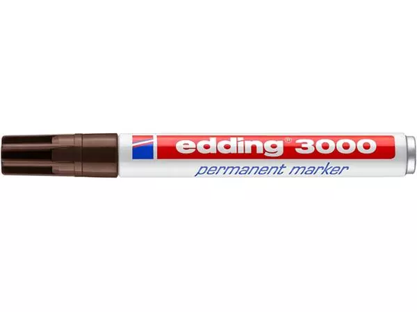 Een Viltstift edding 3000 rond 1.5-3mm donkerbruin koop je bij Unimark Office B.V.