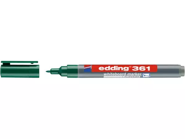 Een Viltstift edding 361 whiteboard rond 1mm groen koop je bij KantoorProfi België BV