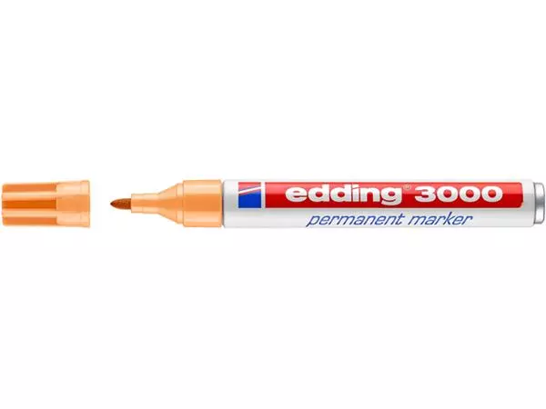 Een Viltstift edding 3000 rond 1.5-3mm lichtoranje koop je bij Alles voor uw kantoor