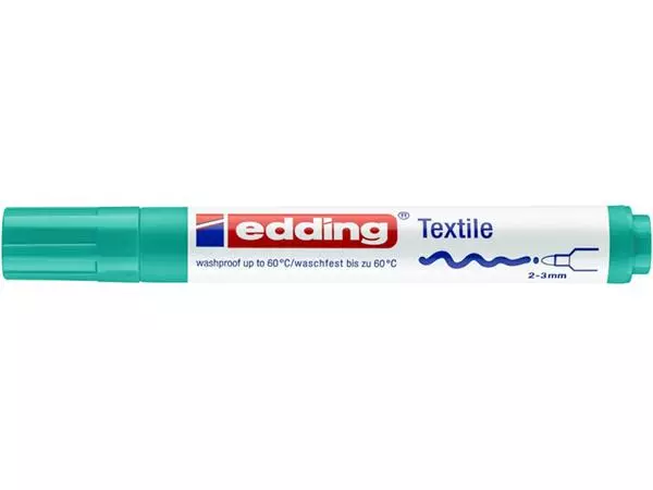 Een Viltstift edding 4500 textiel rond 2-3mm vaalgroen koop je bij NiceSupplies.nl