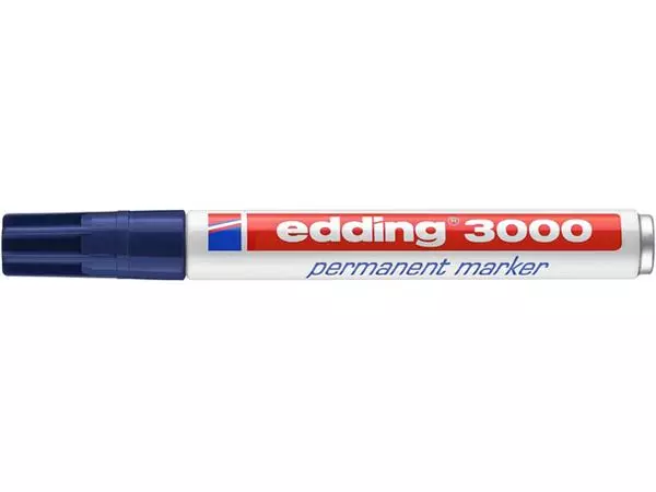 Een Viltstift edding 3000 rond 1.5-3mm staalblauw koop je bij Buro De Peuter