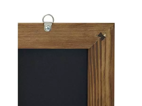 Een KRIJTBORD EUROPEL MET LIJST 50X100CM NATURAL koop je bij Kantoorvakhandel van der Heijde