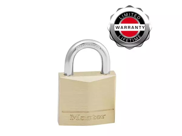 Een Hangslot MasterLock 4 gelijksluitend messing 30mm 4 stuks koop je bij NiceSupplies.nl