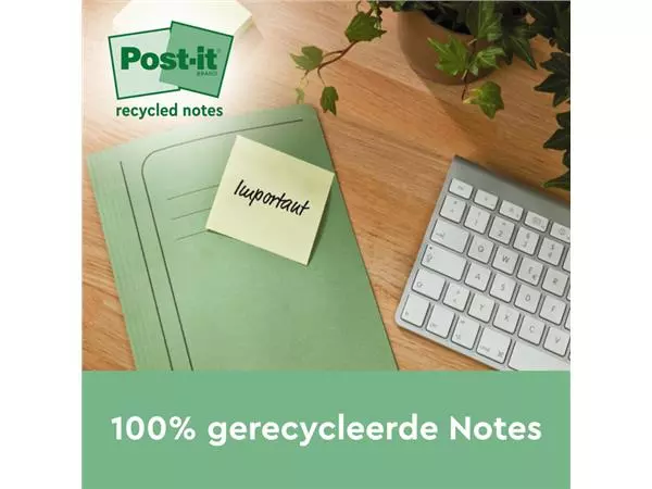 Een Memoblok Post-it 654 RSS12CY 76x76mm geel 14+4 gratis koop je bij Kantoorvakhandel van der Heijde