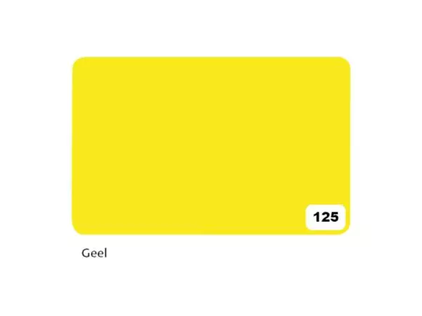 Een Etalagekarton Folia 1-zijdig 48x68cm 380gr nr125 geel koop je bij KantoorProfi België BV