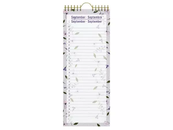 Een Verjaardagskalender Lannoo Flowers 130x325 koop je bij NiceSupplies.nl