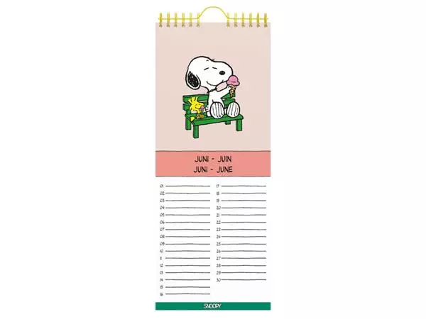 Een Verjaardagskalender Lannoo Peanuts 130x325 koop je bij NiceSupplies.nl