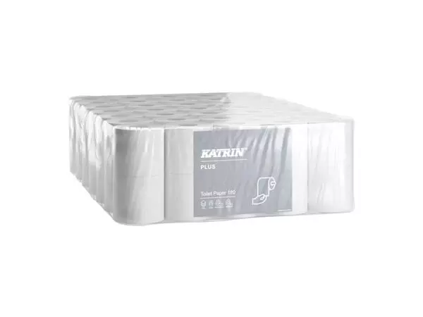 Een Toiletpapier Katrin Plus 4-laags 180vel 70rollen koop je bij Unimark Office B.V.