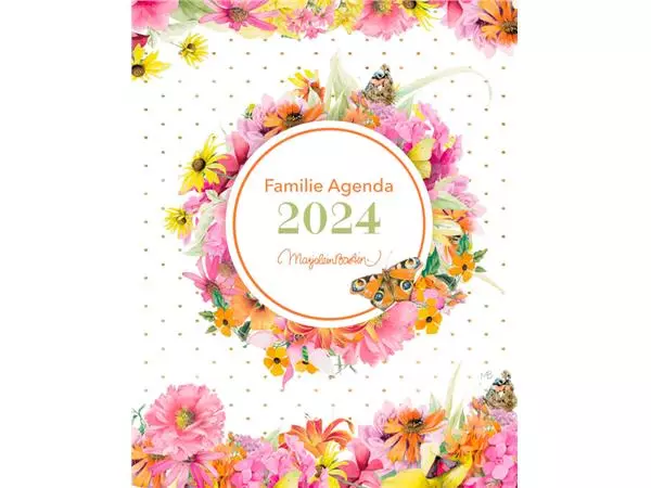 Familieagenda 2024 Hallmark Marjolein Bastin 7dagen/2pagina's 179x221mm spiraal